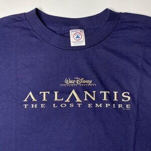 Vintage 2000s 2001 ATLANTIS THE LOST EMPIRE movie shirt